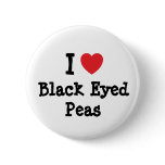 I love Black Eyed Peas heart T-Shirt buttons