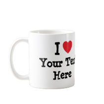 I love Black Eyed Peas heart T-Shirt Coffee Mugs