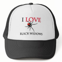 I Love Black Widows Hat