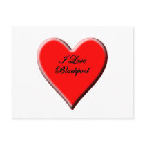 I Love Blackpool Postcard