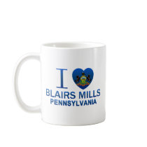 I Love Blairs Mills, PA Coffee Mug