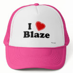 I Love Blaze Trucker Hats