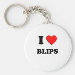 I Love Blips Key Chain