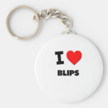 I Love Blips Key Chains