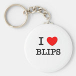 I Love Blips Keychain
