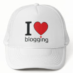 I Love Blogging Mesh Hat