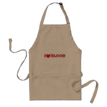 I Love Blood Apron