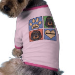 I Love Bloodhounds Doggie Tee Shirt
