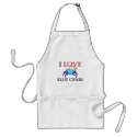 I Love Blue Crabs aprons