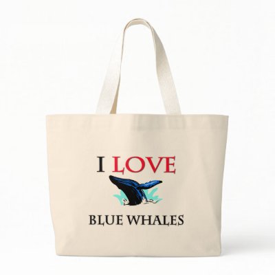 I Love Blue Whales Bag by tshirtshirts