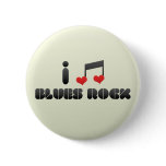 I Love Blues Rock Pins