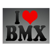 I love BMX Post Card