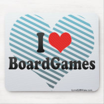 I Love BoardGames Mousepads