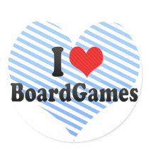 I Love BoardGames Stickers