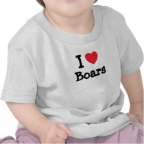I love Boars heart custom personalised