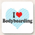 I love Bodyboarding cork coasters