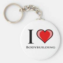 I Love Bodybuilding Key Chains