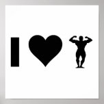 I Love Bodybuilding Print