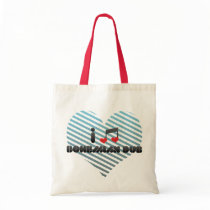 I Love Bohemian Dub Tote Bag