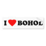 I Love Bohol Bumper Stickers