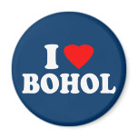 I Love Bohol magnets