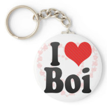 I Love Boi Key Chain