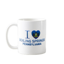 I Love Boiling Springs, PA Mugs