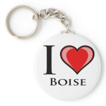 I Love Boise Key Chains