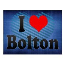 I Love Bolton, United Kingdom Post Cards