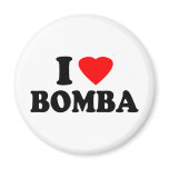 I Love Bomba magnets