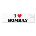 I Love Bombay India Bumper Sticker