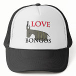 I Love Bongos Trucker Hats