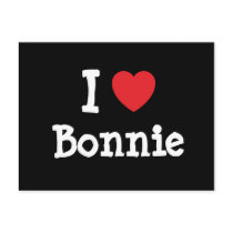 I love Bonnie heart T-Shirt