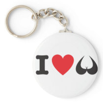 I (love) Boobies Keychain
