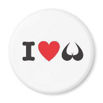 I (love) Boobies Refrigerator Magnets