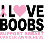 I Love Boobs photo sculptures