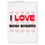 I LOVE BOOK BINDERS cards