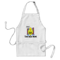 I Love Book Worms Aprons
