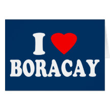 I Love Boracay Cards
