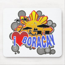 I Love Boracay Mouse Pad