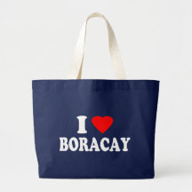 I Love Boracay Tote Bag