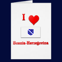 I Love Bosnia-Herzegovina cards