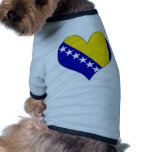 I Love Bosnia Herzegovina Pet Shirt