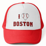 I Love Boston hat