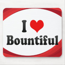 I Love Bountiful, United States Mouse Pad