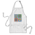 I Love Bouviers aprons
