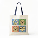 I Love Bouviers Canvas Bags