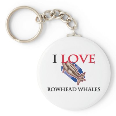 I Love Bowhead Whales Keychains by tshirtshirts