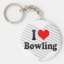 I love Bowling Key Chains