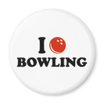 I love Bowling Magnet
